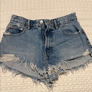 Zara denim shorts